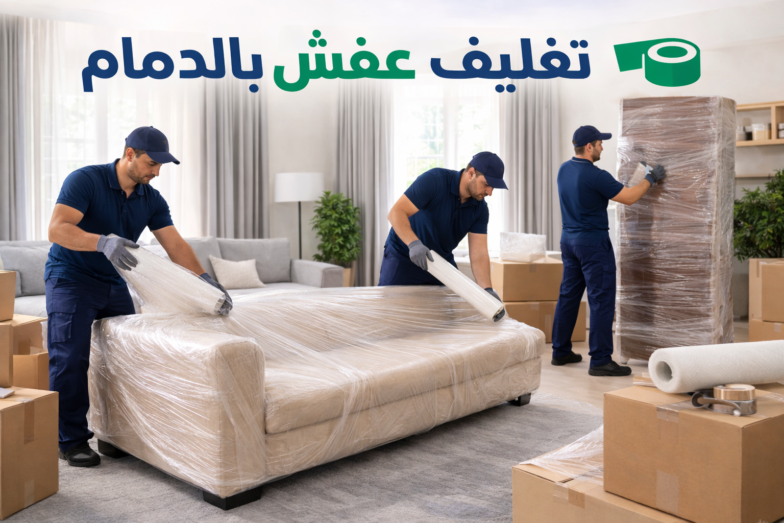 تغليف عفش بالدمام