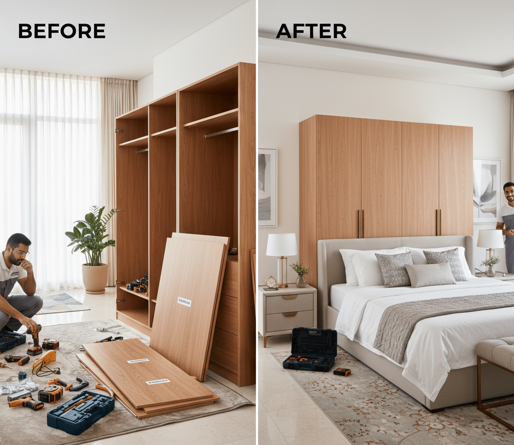 فك وتركيب أثاث بالدمام