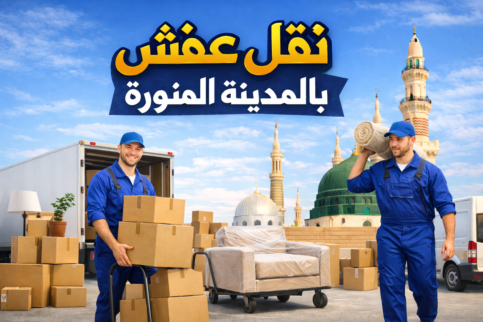 نقل عفش بالمدينة المنورة