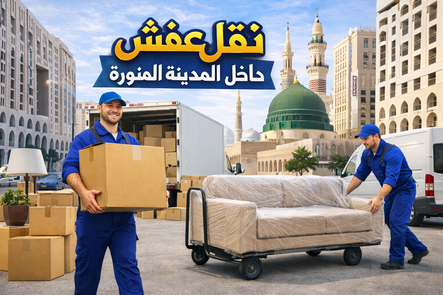 نقل عفش داخل المدينة المنورة