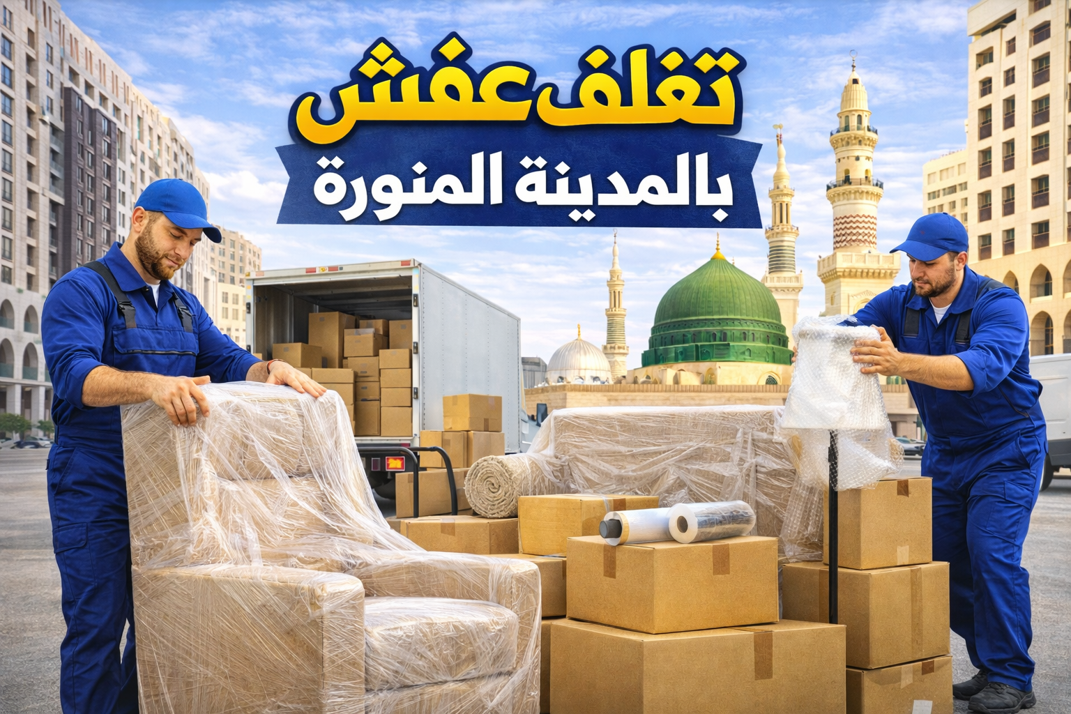 شركة تغليف عفش بالمدينة المنورة
