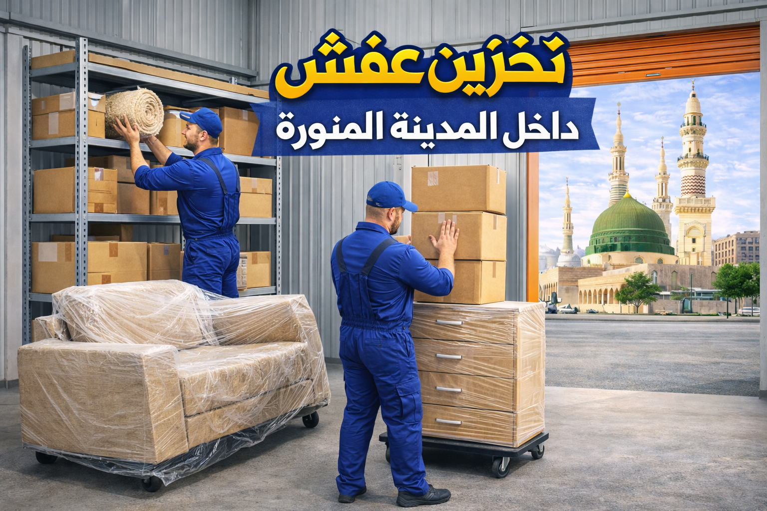الفرسان المتحدة للنقل و التخزين بمكة - تخزين عفش بالمدينة المنورة تخزين عفش بالمدينة المنورة