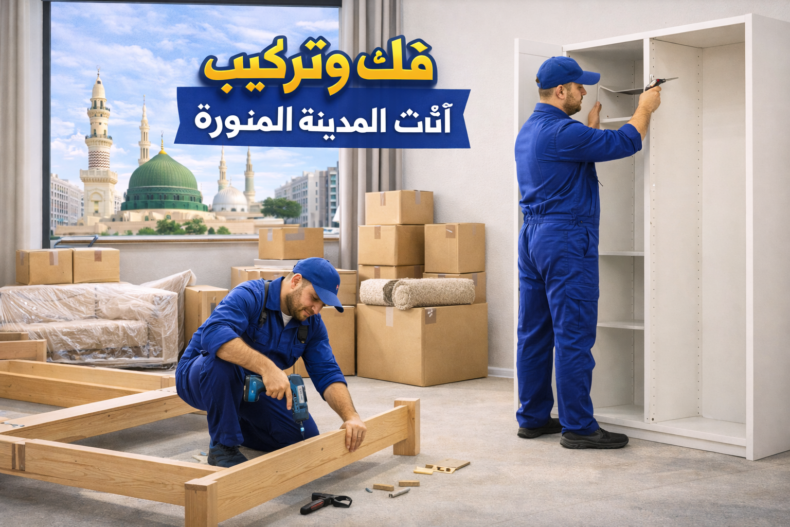 فك وتركيب أثاث بالمدينة المنورة