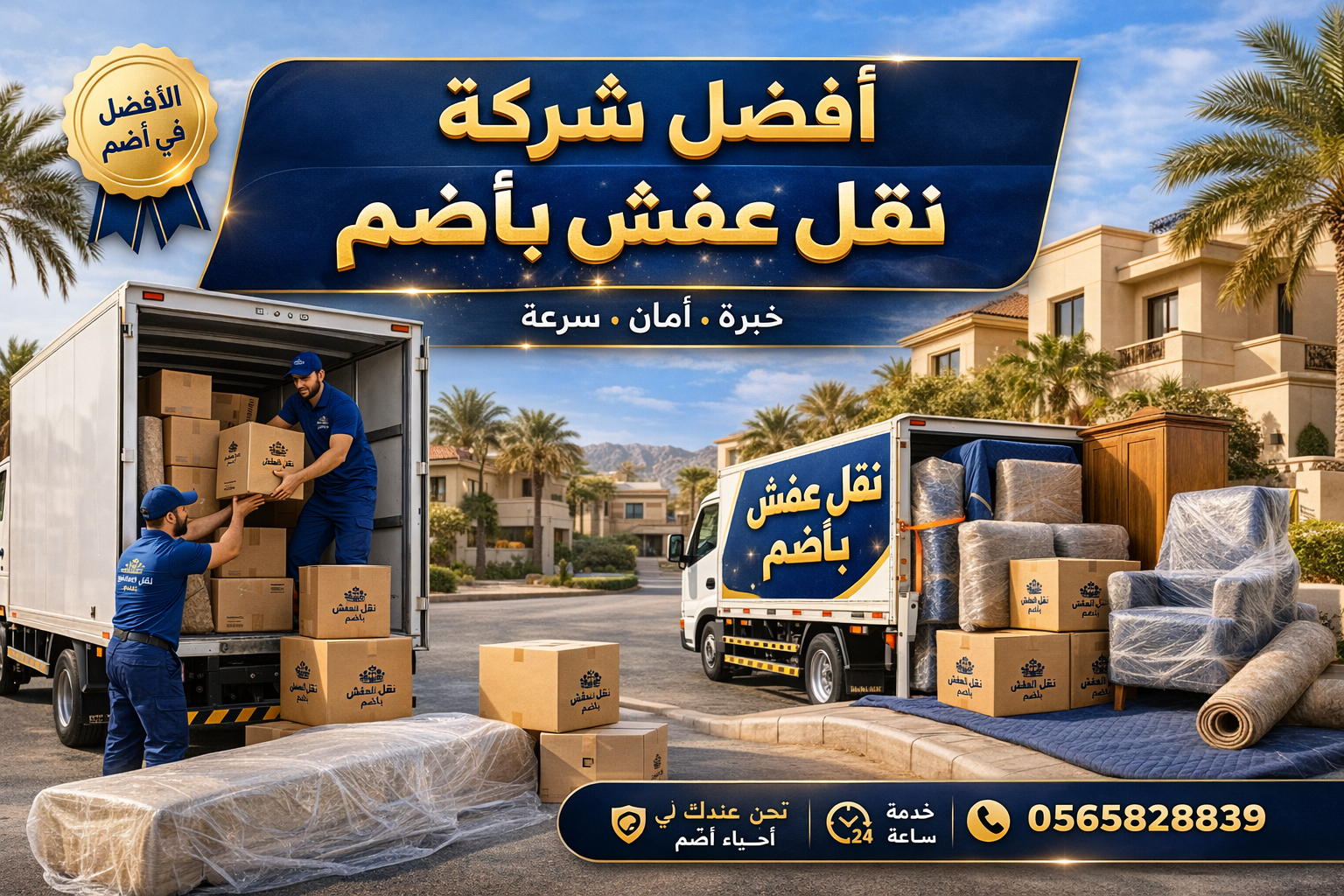 أفضل شركة نقل عفش بأضم