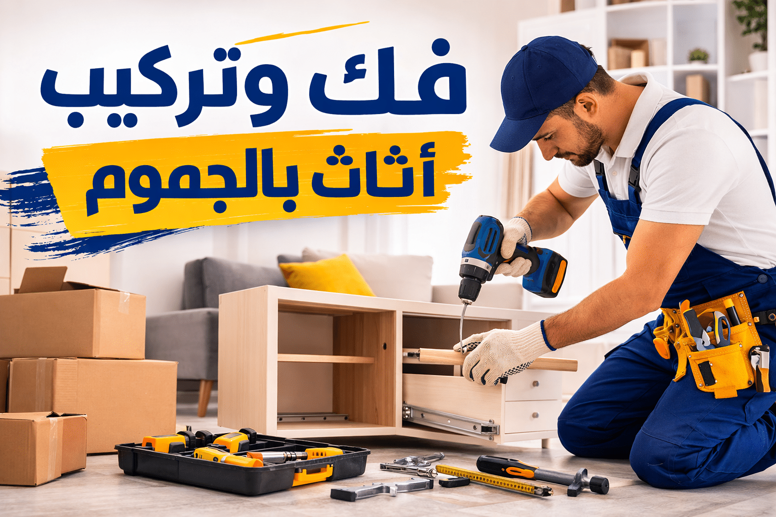 فك وتركيب أثاث بالجموم