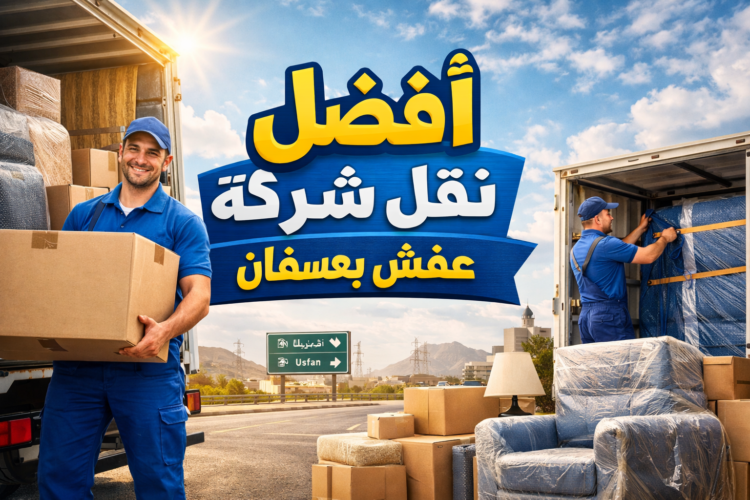 أفضل شركة نقل عفش بعسفان