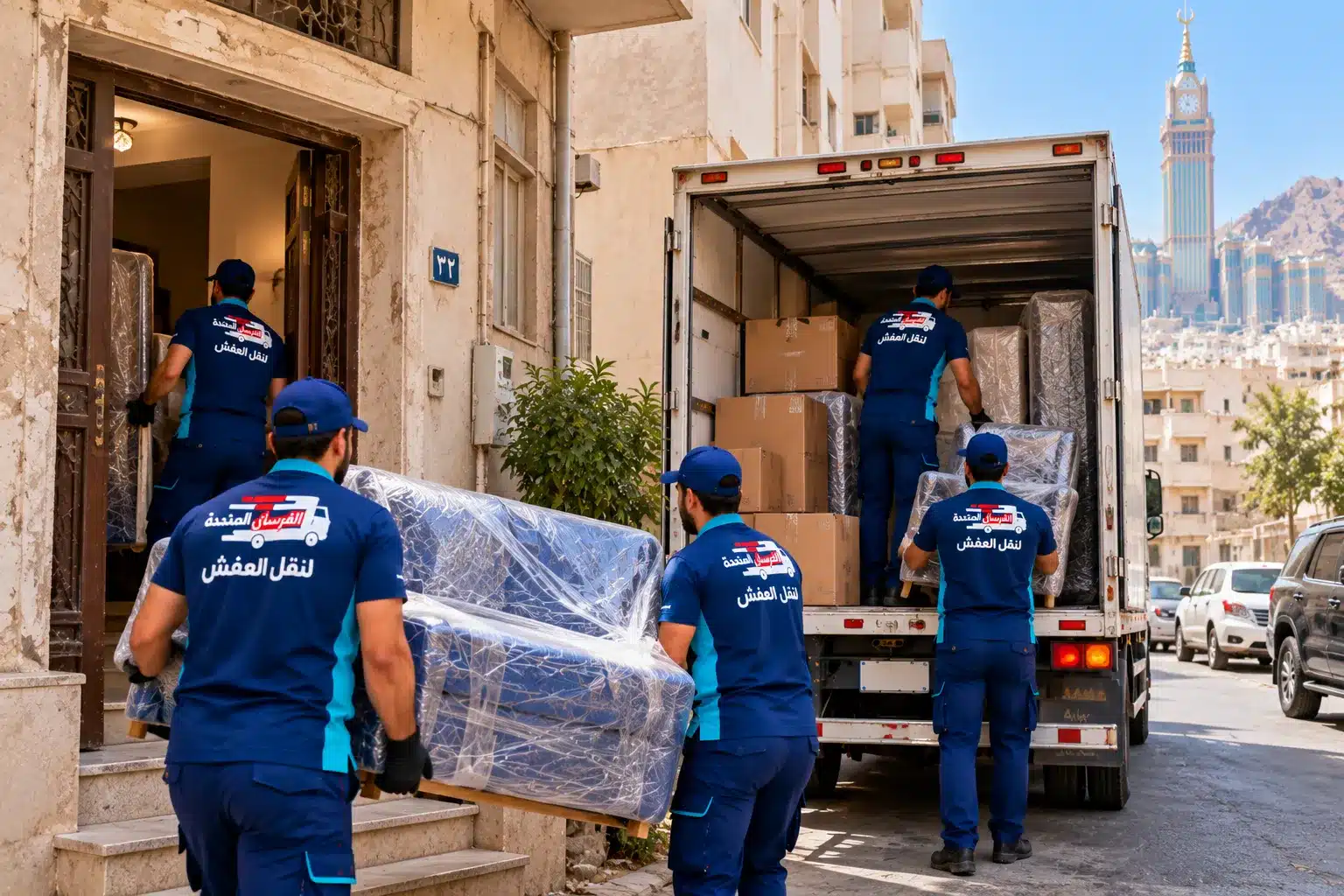 نقل عفش بالزاهر مكة من بيت قديم في الحي